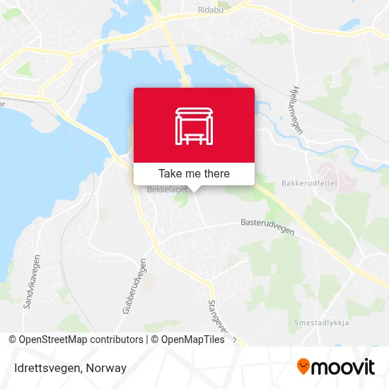 Idrettsvegen map