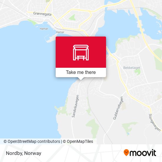 Nordby map