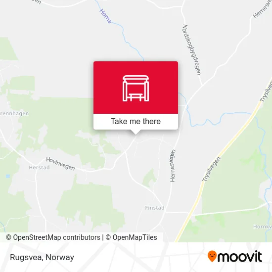Rugsvea map