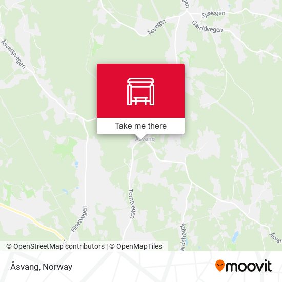 Åsvang map