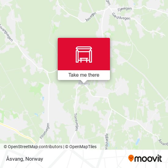 Åsvang map