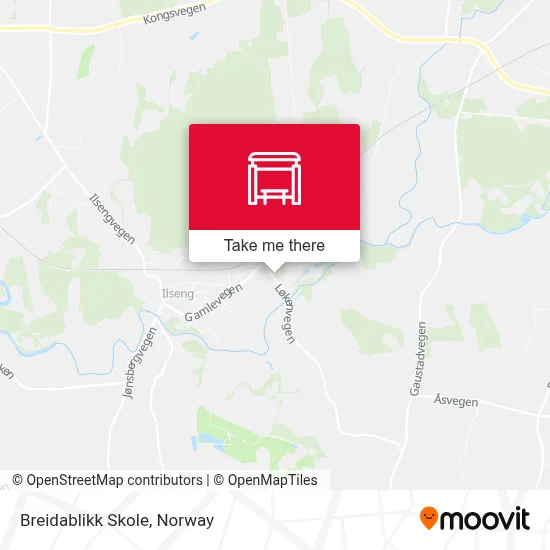 Breidablikk Skole map