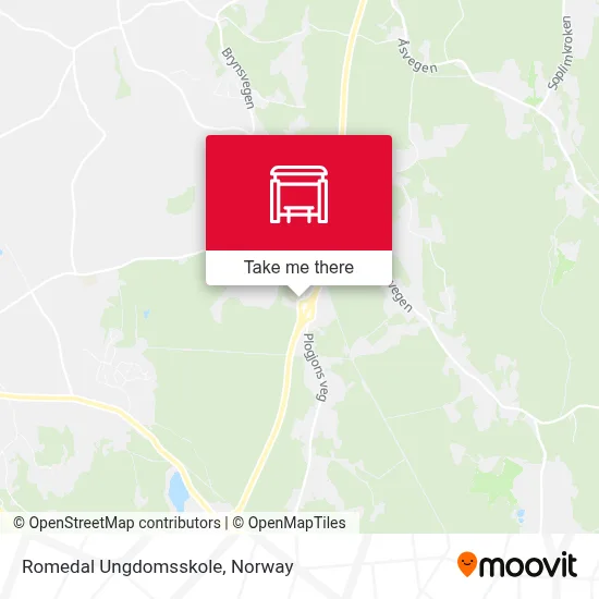 Romedal Ungdomsskole map