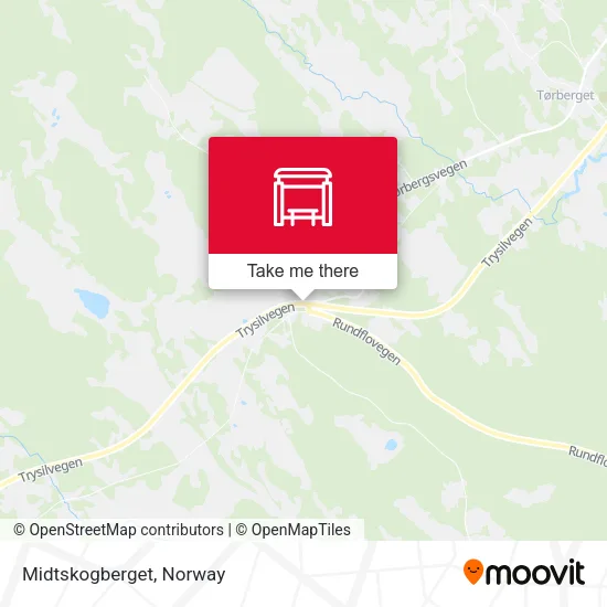 Midtskogberget map