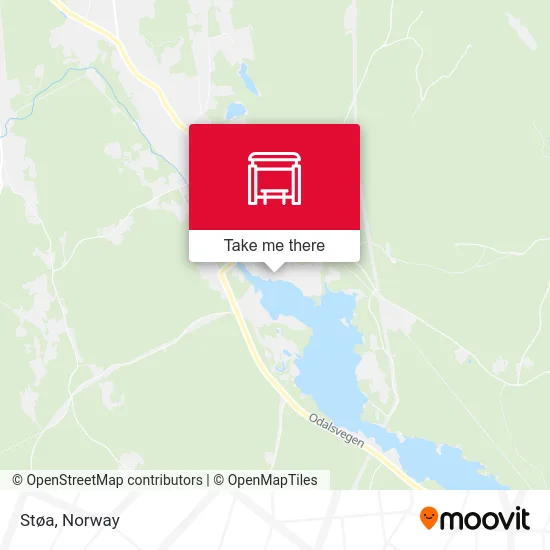 Støa map