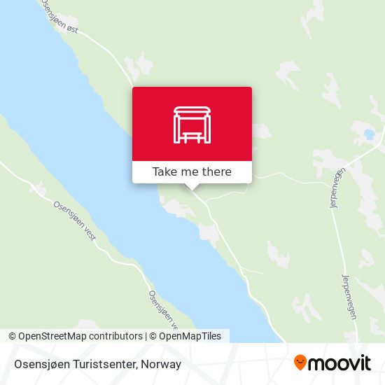 Osensjøen Turistsenter map