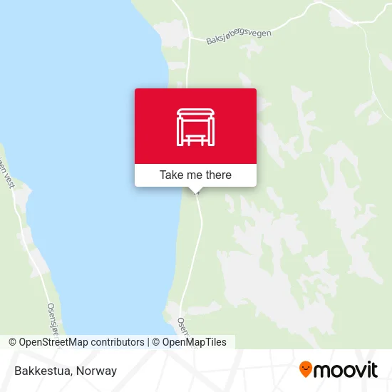 Bakkestua map