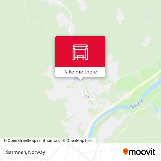 Sørmoen map