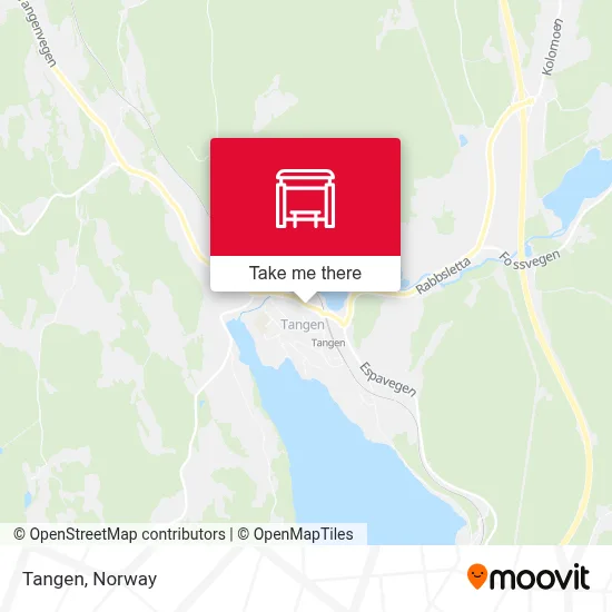 Tangen map