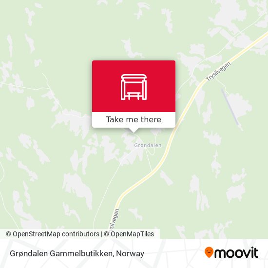Grøndalen Gammelbutikken map