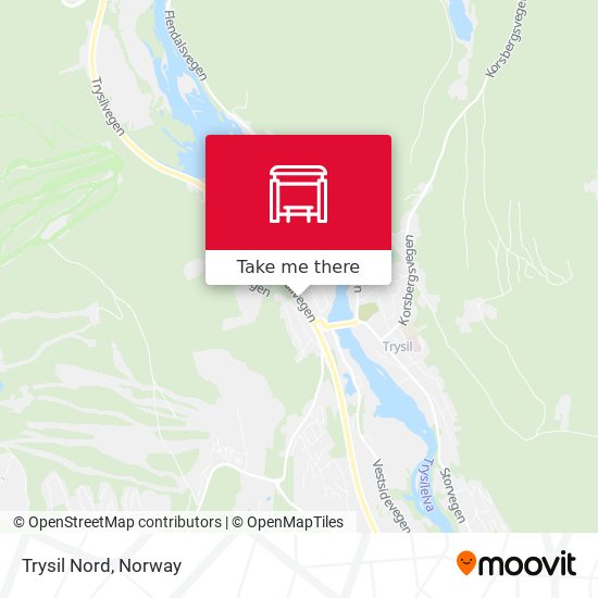 Trysil Nord map