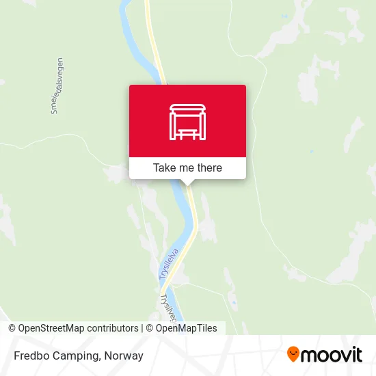 Fredbo Camping map