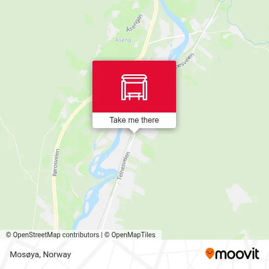 Mosøya map