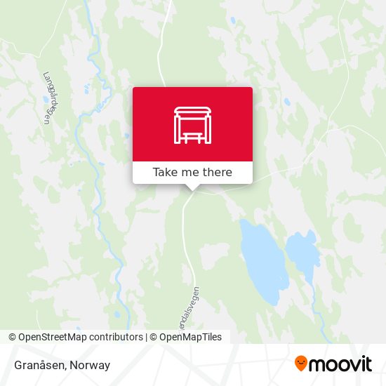 Granåsen map