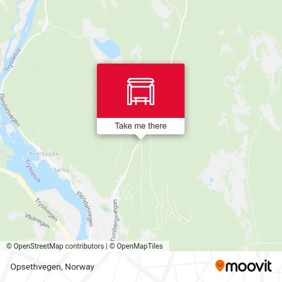 Opsethvegen map