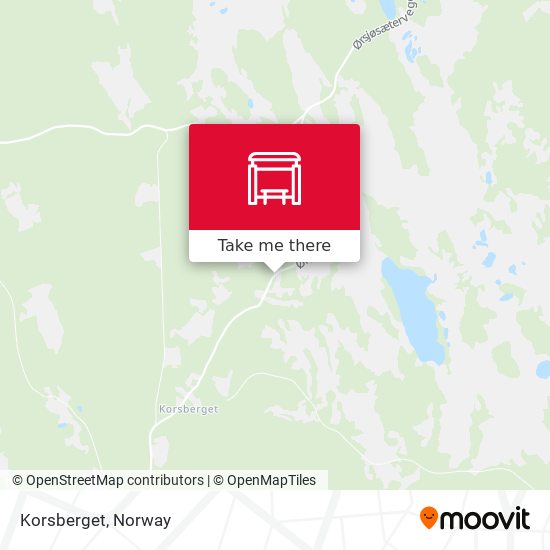 Korsberget map