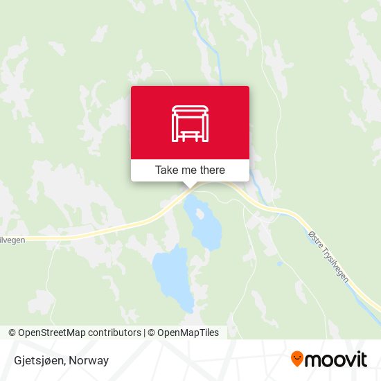 Gjetsjøen map