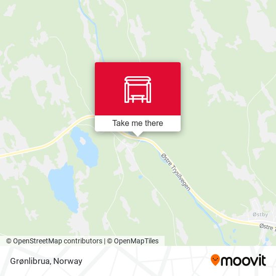 Grønlibrua map