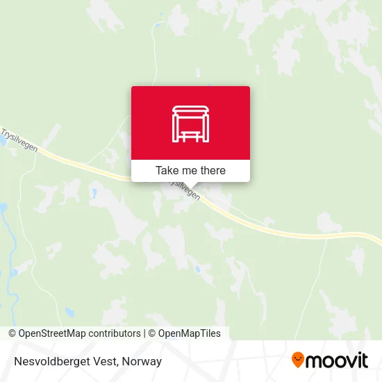 Nesvoldberget Vest map