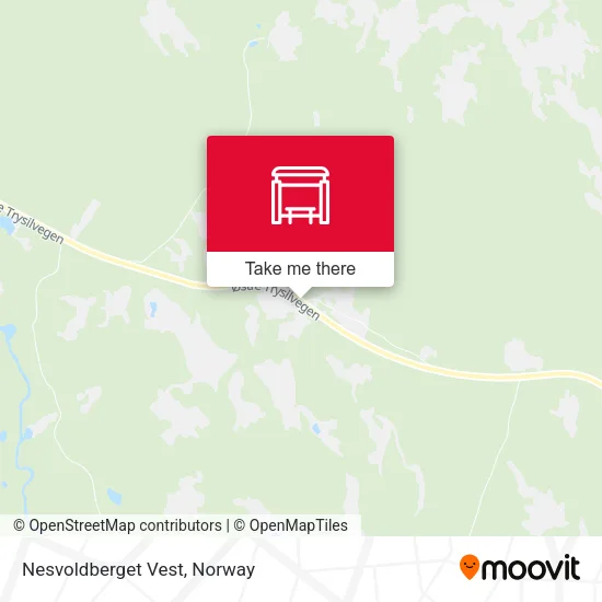 Nesvoldberget Vest map