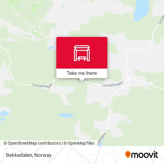 Bekkedalen map
