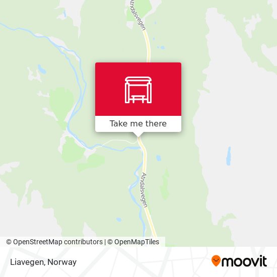 Liavegen map