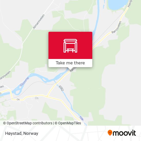 Høystad map