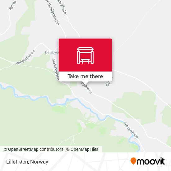 Lilletrøen map