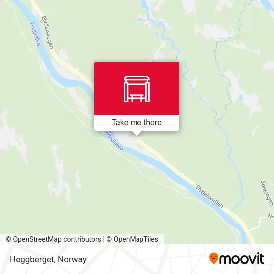 Heggberget map