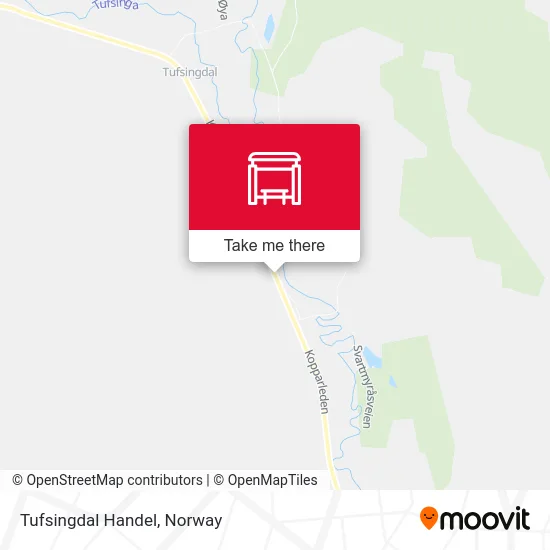 Tufsingdal Handel map