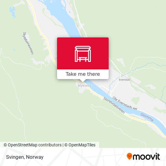 Svingen map