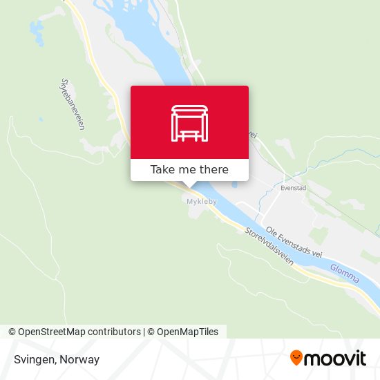 Svingen map