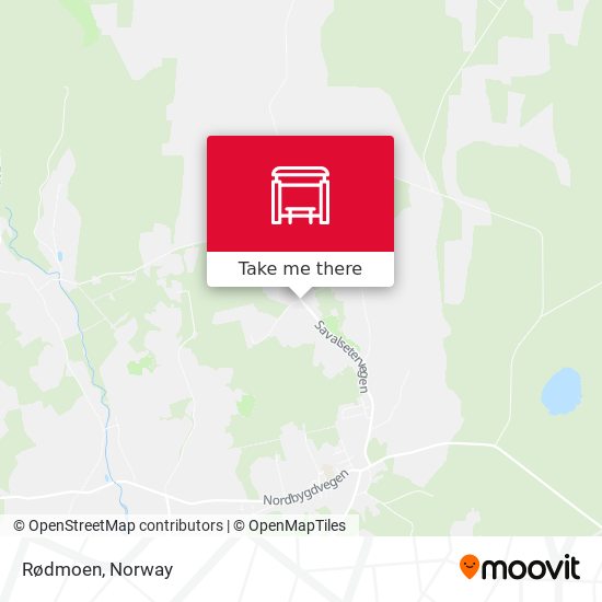 Rødmoen map