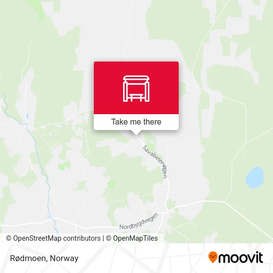 Rødmoen map