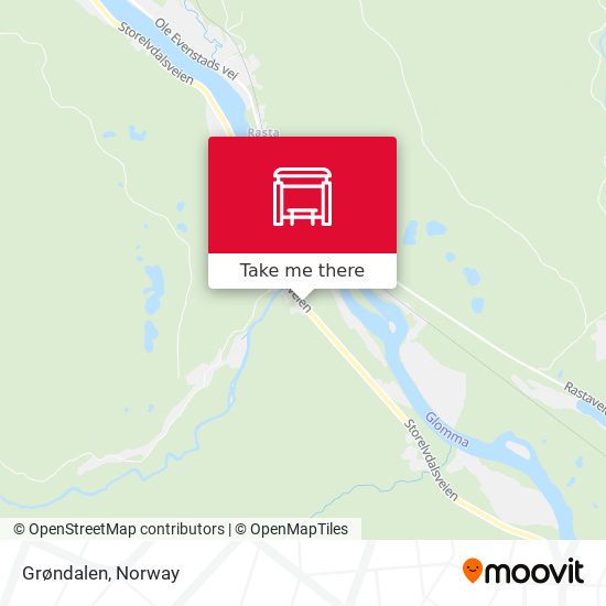 Grøndalen map