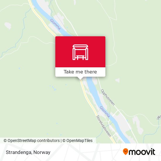 Strandenga map