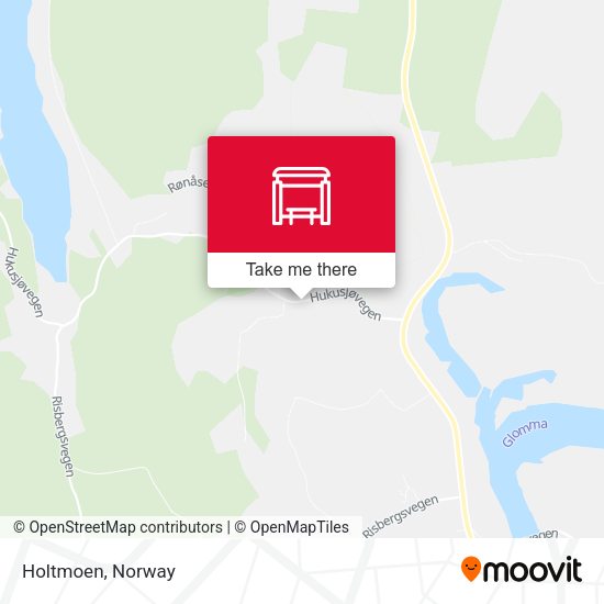 Holtmoen map