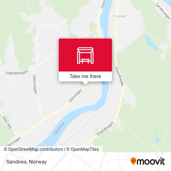 Sandnes map