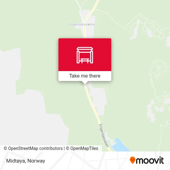 Midtøya map