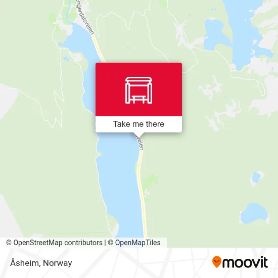 Åsheim map