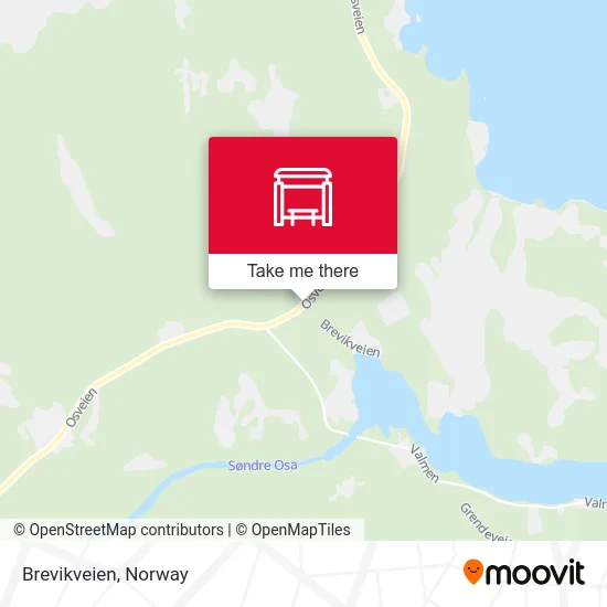 Brevikveien map