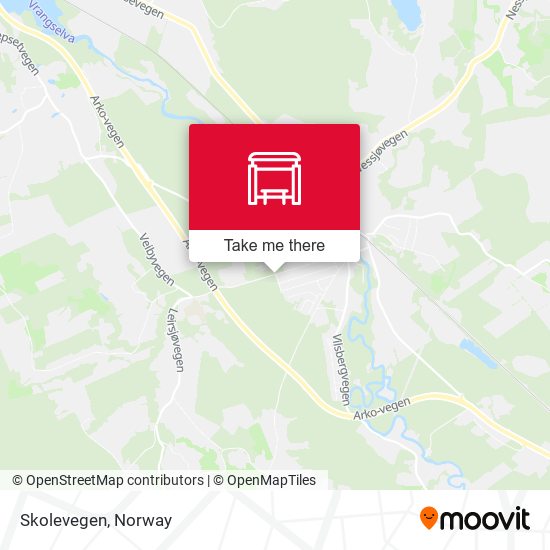 Skolevegen map