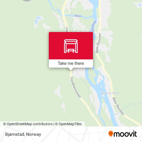 Bjørnstad map