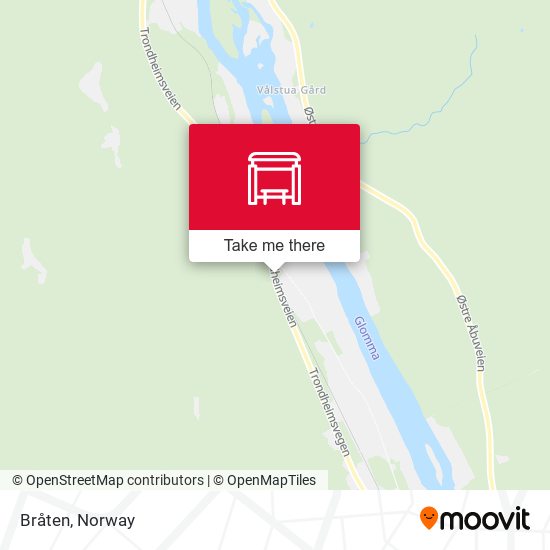 Bråten map