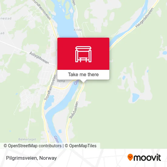 Pilgrimsveien map