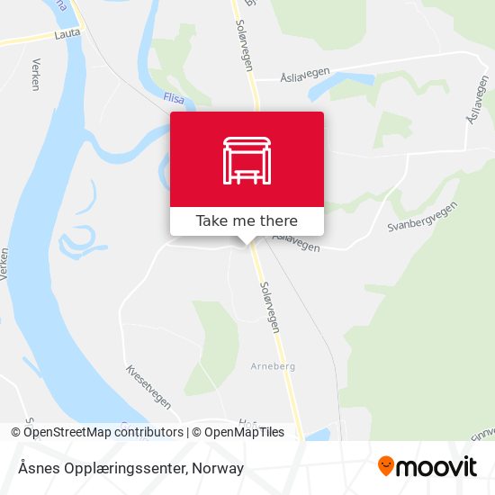 Åsnes Opplæringssenter map