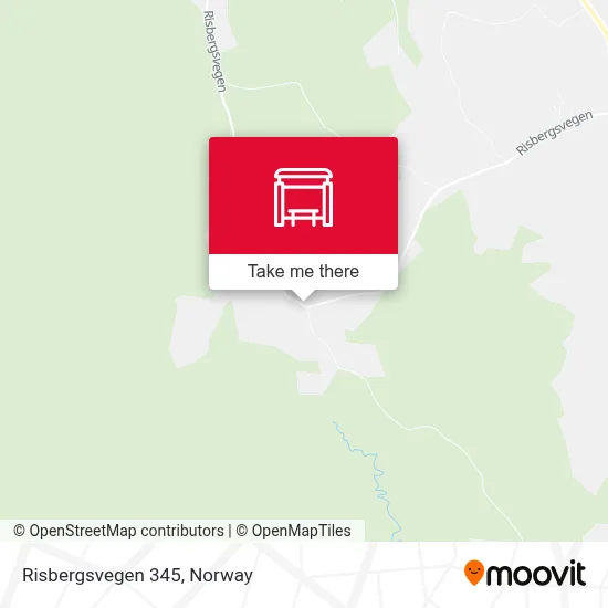 Risbergsvegen 345 map