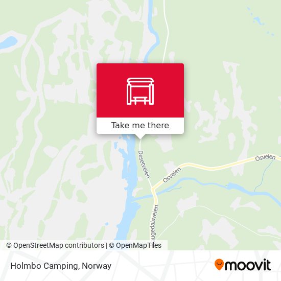 Holmbo Camping map