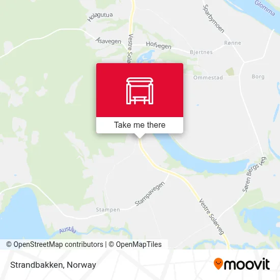 Strandbakken map