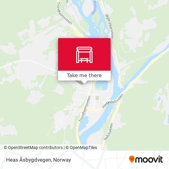 Heas Åsbygdvegen map